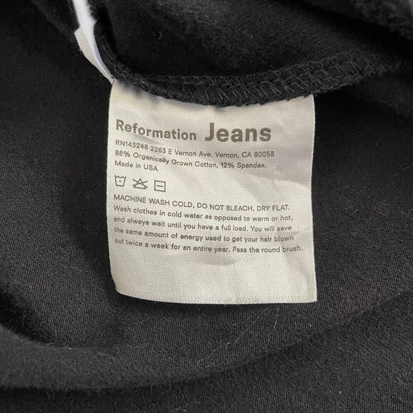 Reformation Jeans Turtleneck Bodysuit in Black - Size: XS - Picture 4 of 6